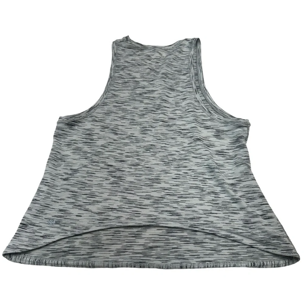 Lululemon Grey/White Workout Tank Top Size M/L - Picture 6 of 8